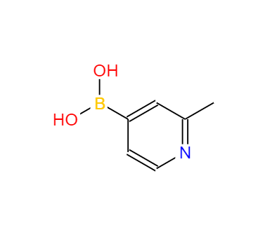 CAS： 579476-63-4，中文名称： 2-甲基吡啶-4-硼酸 英文名称：(2-Methylpyridin-4-yl)boronicacid 