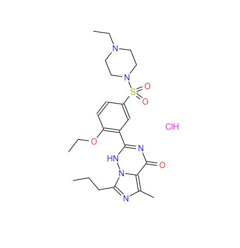CAS： 224785-91-5，中文名称： 盐酸伐地那非 英文名称：Vardenafil hydrochloride 