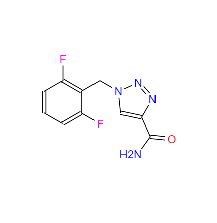 CAS： 106308-44-5，中文名称： 卢非酰胺 英文名称：Rufinamide 
