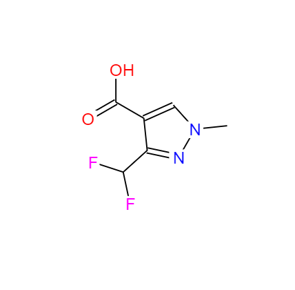 CAS： 176969-34-9，英文名称：3-(Difluoromethyl)-1-methyl-1H-pyrazole-4-carboxylicacid 
