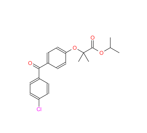 CAS： 49562-28-9，中文名称： 非诺贝特 英文名称：Fenofibrate 