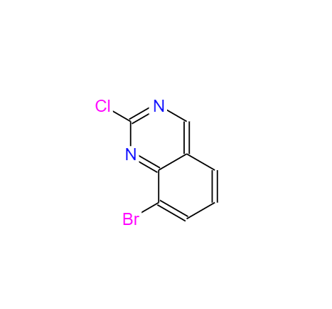 CAS： 956100-63-3，中文名称： 8-溴-2-氯喹唑啉 英文名称：8-Bromo-2-chloroquinazoline 