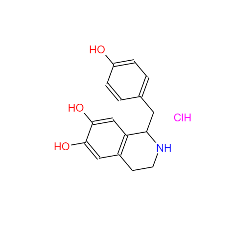 CAS： 11041-94-4，中文名称： 去甲乌药碱盐酸盐 英文名称：Demethyl 