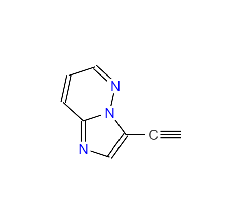 CAS： 943320-61-4，中文名称： 3-炔基咪唑[1,2-B]哒嗪 英文名称：3-Ethynylimidazo[1,2-b]pyridazine 