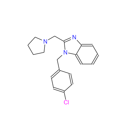 CAS： 442-52-4，中文名称： 吡咯咪唑 英文名称：Clemizole 