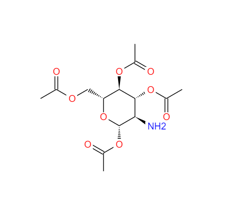 CAS： 26108-75-8，英文名称：1,3,4,6-tetra-o-acetyl-2-amino-2-desoxy-beta-d-glucopyranose hydrochloride 