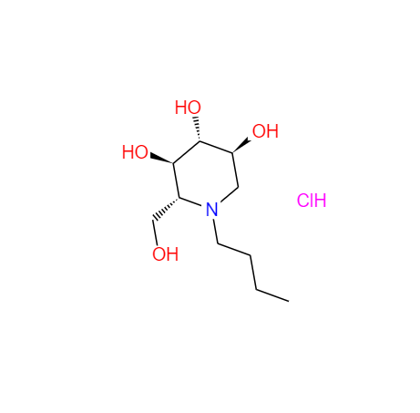 CAS： 210110-90-0，英文名称：N-Butyldeoxynojirimycin Hydrochloride 