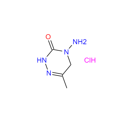 CAS： 158329-07-8，中文名称： 4-胺基-6-甲基-3-氧-2, 3, 4, 5-四氢-1, 2,4-三嗪盐酸盐