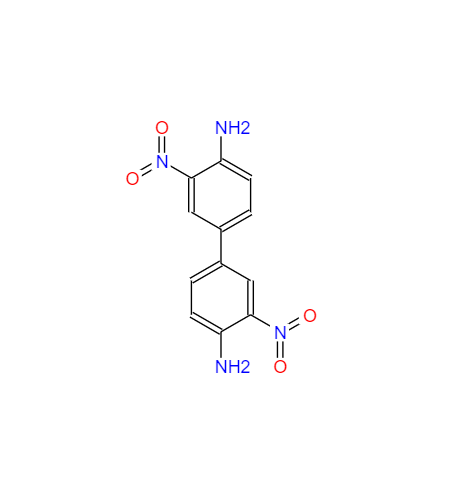 CAS： 6271-79-0，中文名称： 3,3'-二硝基[1,1'-联苯]-4,4'-二胺 英文名称：3,3'-Dinitro-[1,1'-biphenyl]-4,4'-diamine 
