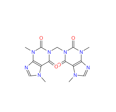 CAS： 77196-87-3，中文名称： 己酮可可碱 EP 杂质 E 英文名称：1,1'-Methylene Bis[TheobroMine] 