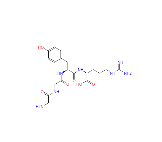 CAS： 70195-20-9，中文名称： 甘氨酸-甘氨酸-酪氨酸-精氨酸 英文名称：Gly-Gly-Tyr-Arg 