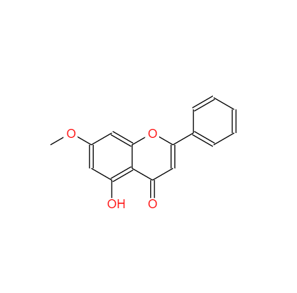 CAS： 520-28-5，中文名称： 杨芽黄素 英文名称：Tectochrysin 