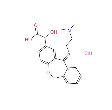 CAS： 1331668-21-3，中文名称： α-羟基奥洛他定盐酸盐 英文名称：α-Hydroxy Olopatadine Hydrochloride 