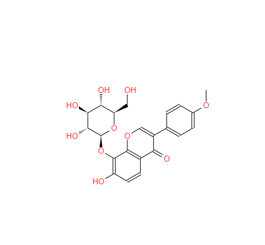 CAS： 92117-94-7，中文名称： 4'-O-甲基葛根素 英文名称：4'-O-Methylpuerarin 