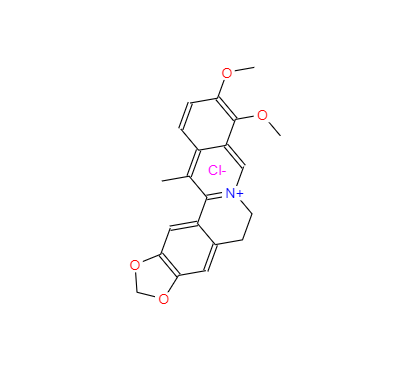 CAS： 54260-72-9，中文名称： 13-甲基小檗碱 英文名称：13-Methylberberine 
