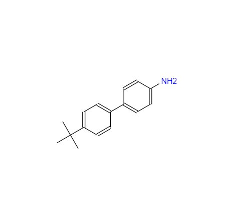 CAS： 5728-71-2，中文名称： 4'-(叔丁基)-[1,1'-联苯]-4-胺 英文名称：4'-(tert-Butyl)-[1,1'-biphenyl]-4-amine 