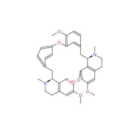 CAS： 33889-68-8，中文名称： 异防己诺林碱 英文名称：Isofangchinoline 