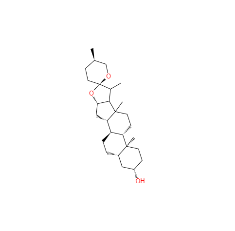 CAS： 77-60-1，中文名称： 剑麻皂苷元 英文名称：Tigogenin 