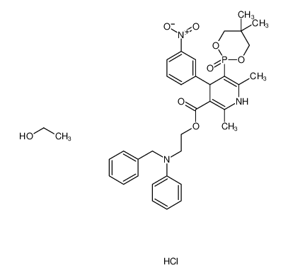 CAS： 111011-76-8，中文名称： 盐酸依福地平乙醇盐 英文名称：Efonidipinehydrochloridemonoethanolate 