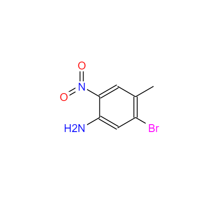 CAS： 40371-63-9，中文名称： 5-溴-4-甲基-2-硝基苯胺 英文名称：5-Bromo-4-methyl-2-nitroaniline 