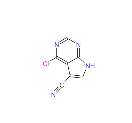 CAS：24391-41-1，中文名称：4-氯7H-吡咯并[2,3-d]嘧啶-5-甲腈 英文名称：4-chloro-7H-pyrrolo[2,3-d]pyrimidine-5-carbonitrile