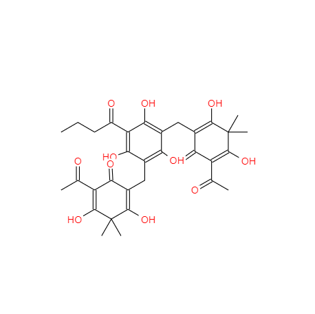 CAS： 38226-84-5，中文名称： 绵马酸ABA 英文名称：TrisalbaspidinABA 