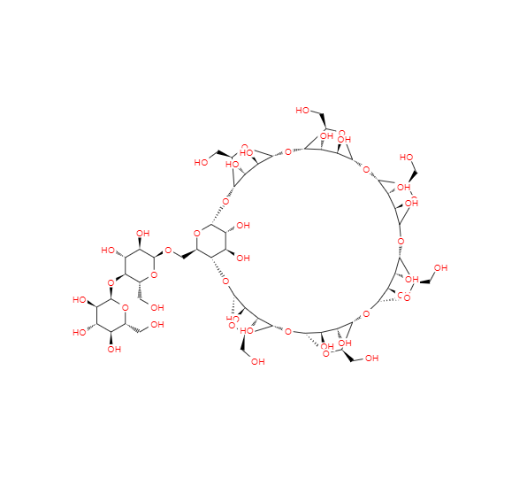 CAS： 104723-60-6，中文名称： 6-O-α-D-麦芽糖基-β-环糊精 英文名称：6-O-α-Maltosyl-β-cyclodextrinhydrate 