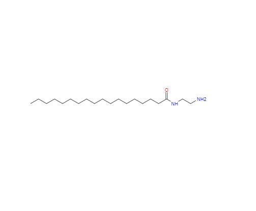 CAS： 871-79-4，中文名称： N-十八烷酰乙二胺 英文名称：N-(2-aminoethyl)octadecanamide 