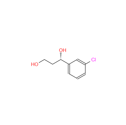 CAS： 625095-57-0，中文名称： (S)-1-(3-氯苯基)-1,3-丙二醇 英文名称： (S)-1-(3-chlorophenyl)-1,3-propanediol 