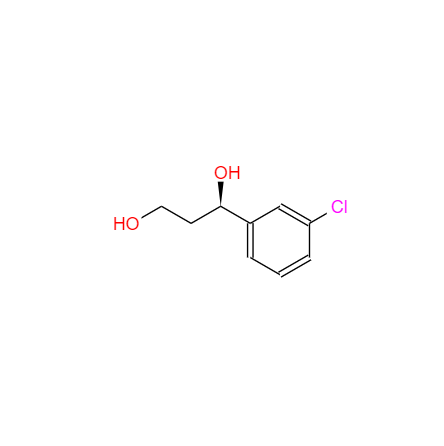 CAS： 632327-18-5，中文名称： (1R)-1-(3-氯苯)-1,3-丙二醇 英文名称：(R)-1-(3-chlorophenyl)propane-1,3-diol 