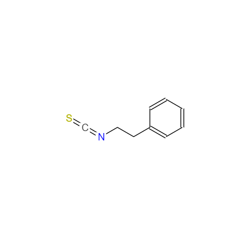 CAS： 2257-09-2，中文名称： 异硫氰酸苯乙酯 英文名称：Phenethyl isothiocyanate 