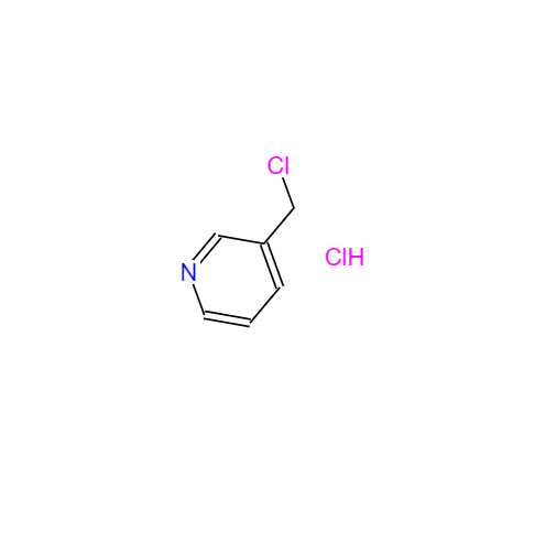  CAS： 6959-48-4，中文名称： 3-(氯甲基)吡啶 盐酸盐 英文名称：3-(Chloromethyl)pyridine hydrochloride