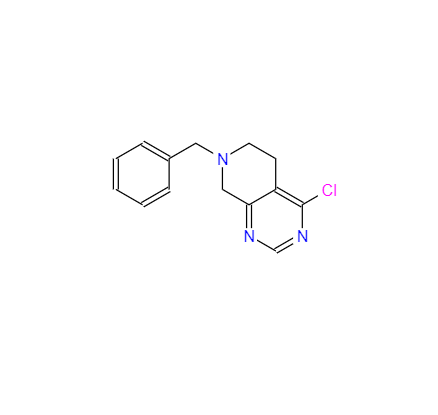  CAS： 192869-80-0，英文名称：7-Benzyl-4-chloro-5,6,7,8-tetrahydropyrido[3,4-d]pyrimidine