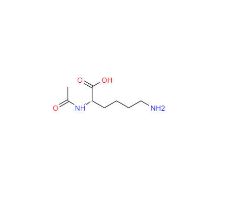 CAS： 1946-82-3，中文名称： Nα-乙酰-L-赖氨酸 英文名称：Nα-Acetyl-L-lysine 