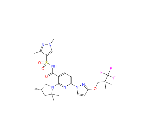 CAS： 2216712-66-0，英文名称：Elexacaftor 