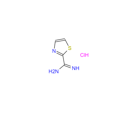 CAS： 247037-82-7，中文名称： 2-噻唑甲脒盐酸盐 英文名称：2-Thiazolecarboxamidine Hydrochloride 