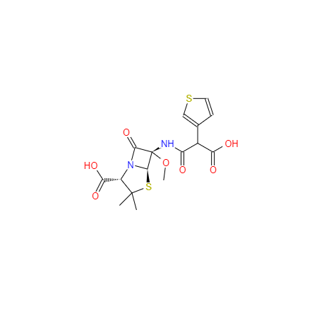CAS： 66148-78-5，中文名称： 替莫西林 英文名称：Temocillin 