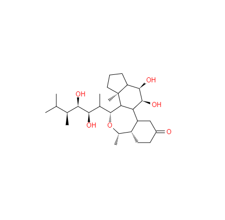 CAS： 72962-43-7，中文名称： 芸苔素内酯 英文名称：Brassinolide 