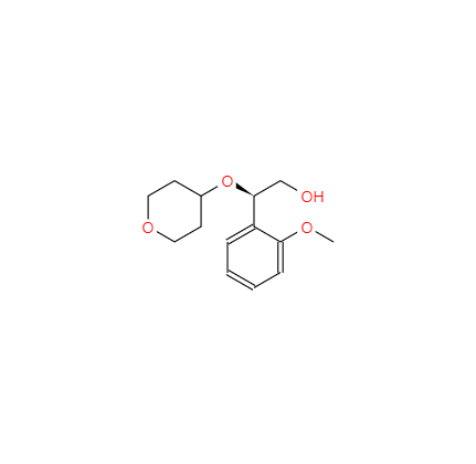 CAS:1434652-6,中文名称: ND-630中间体 英文名称:(R)-2-(2-methoxyphenyl)-2-((tetrahydro-2H-pyran-4-yl)oxy)ethanol