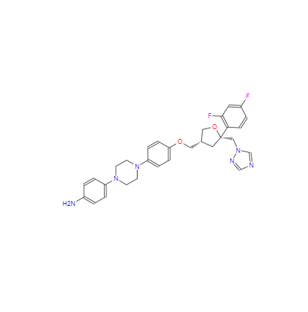  CAS： 184378-04-9，中文名称： 泊沙康唑杂质30 英文名称：Posaconazole Impurity 30