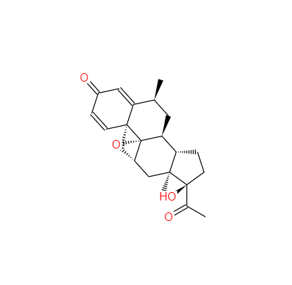 CAS： 83873-16-9，中文名称： 氟米龙 英文名称：Fluorometholone 