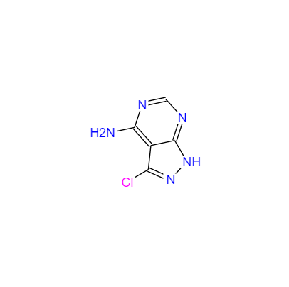 CAS： 637338-78-4，英文名称：3-Chloro-1H-pyrazolo[3,4-d]pyrimidin-4-amine 