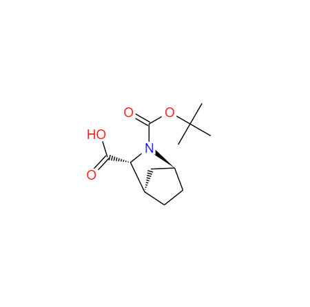 CAS： 291775-53-6，中文名称： (3R)-N-BOC-2-氮杂双环[2.2.1]庚烷-3-羧酸