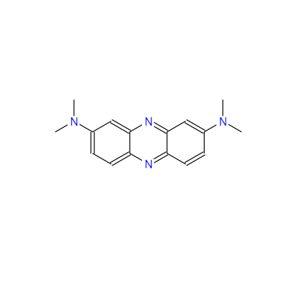 CAS： 54668-98-3，英文名称：N2,N2,N8,N8-tetramethylphenazine-2,8-diamine 