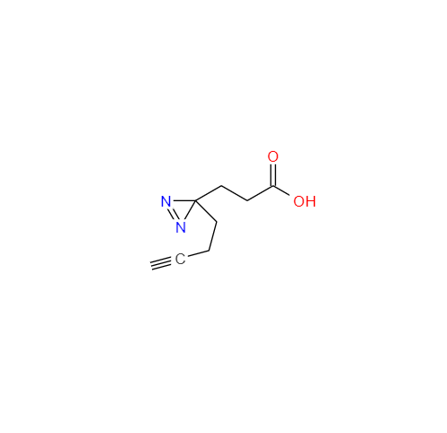 CAS： 1450754-37-6，英文名称：3-(3-(But-3-yn-1-yl)-3H-diazirin-3-yl)propanoic acid 