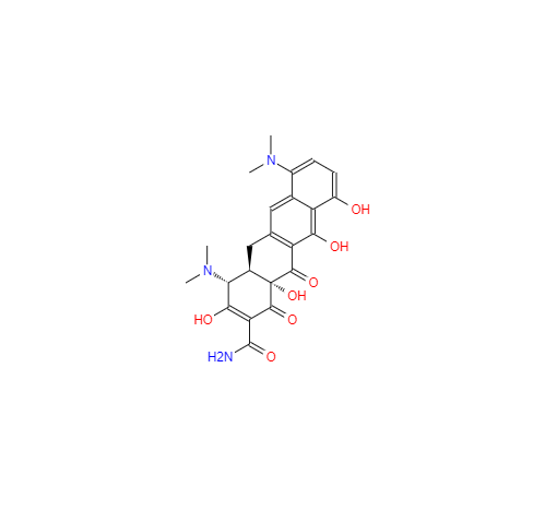 CAS： 1346598-44-4，中文名称： 米诺环素5,6A脱氢杂质 英文名称：Minocycline 5,6alpha-Dehydro Impurity 