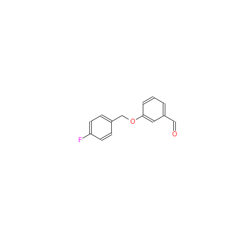 CAS： 168084-96-6，中文名称： 3-((4-氟苄基)氧基)苯甲醛 英文名称：3-((4-Fluorobenzyl)oxy)benzaldehyde 