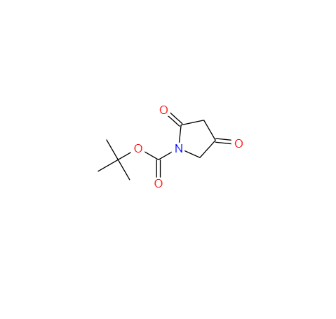 CAS: 182352-59-6,中文名称: 1-BOC-吡咯烷-2,4-二酮 英文名称:tert-butyl 2,4-dioxopyrrolidine-1-carboxylate