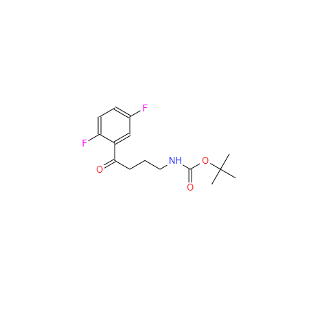 CAS： 1919868-79-3，英文名称：tert-butyl (4-(2,5-difluorophenyl)-4-oxobutyl)carbamate 
