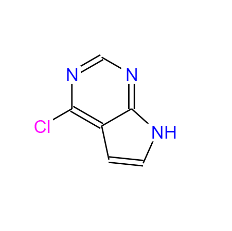 CAS：3680-69-1，中文名称：4-氯吡咯并嘧啶 ，英文名称：4-Chloro-7H-pyrrolo[2,3-d]pyriMidine 